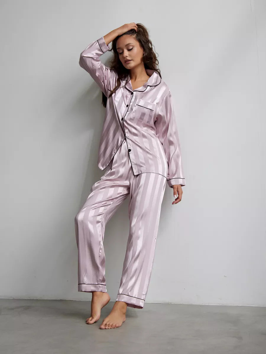Amaya | Satin Pajama Set